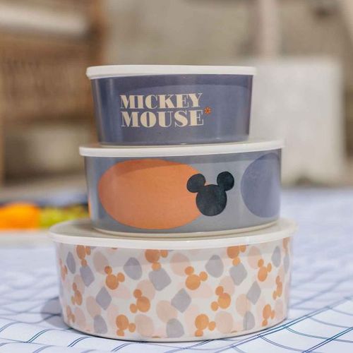 Mickey & Minnie - קופסת אוכל מלמין מיקי מאוס