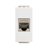 שקע מחשב מסוכך RJ45 CAT6A FTP, לבן 1M ניסקו סוויץ' NISKO SWITCH