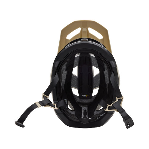 קסדת אול מאונטין לאופניים פוקס קרם / שחור - FOX SPEED FRAME PRO MIPS BACKFADE V25