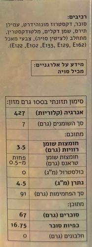 סוכריות לקישוט - קונפטי לבבות (100 גרם) - ללא גלוטן