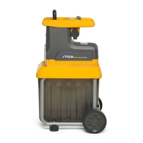 מרסקת גזם / טוחן ענפים וגזם + מיכל סטיגה BIO SILENT 2500
