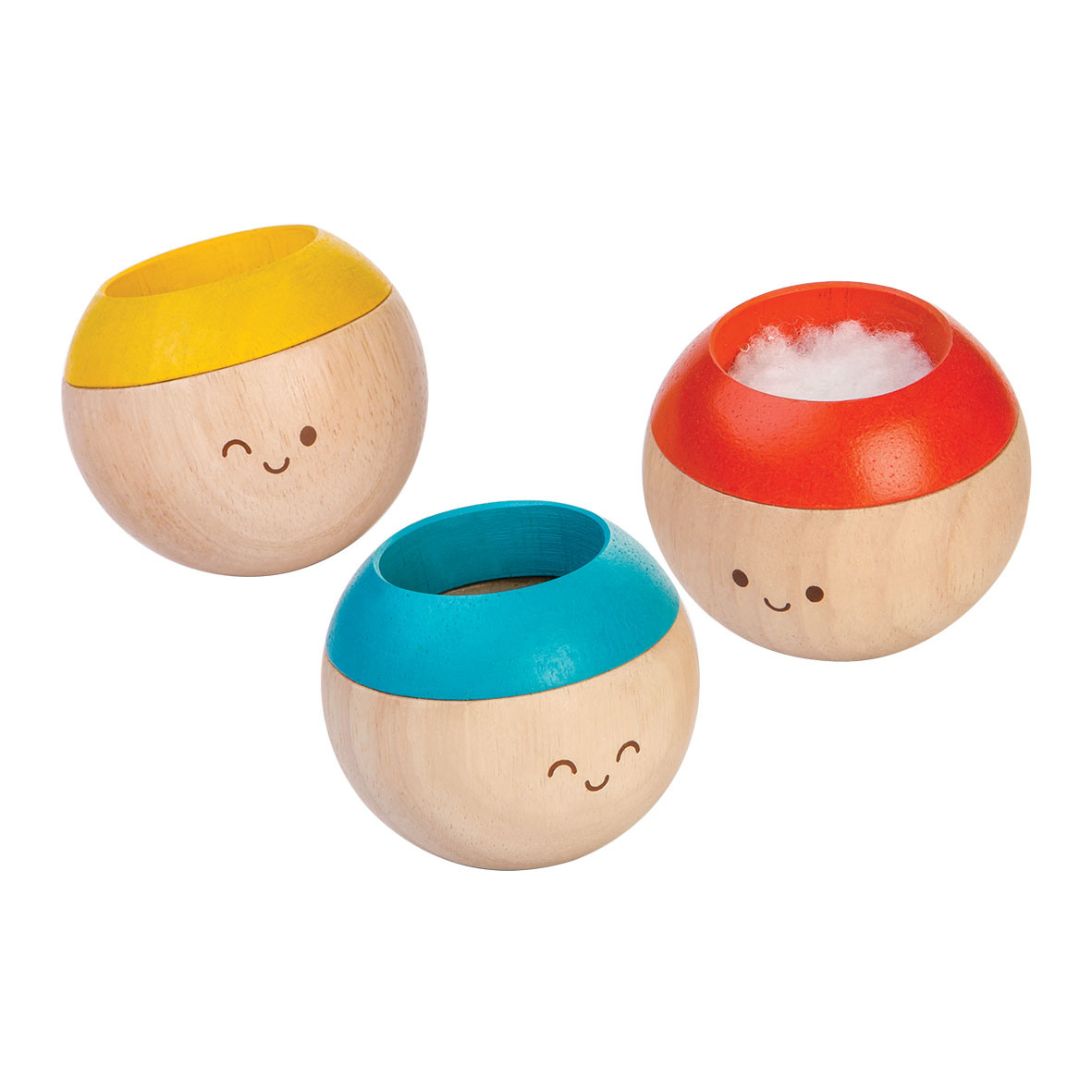 כדורי חושים מעץ - PLAN TOYS