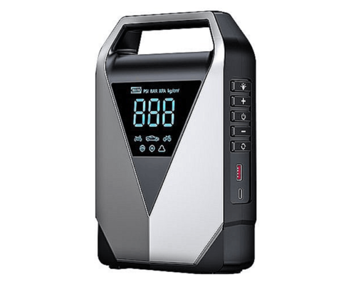  בוסטר התנעה לרכב עם קומפרסור מובנה 12000MAH