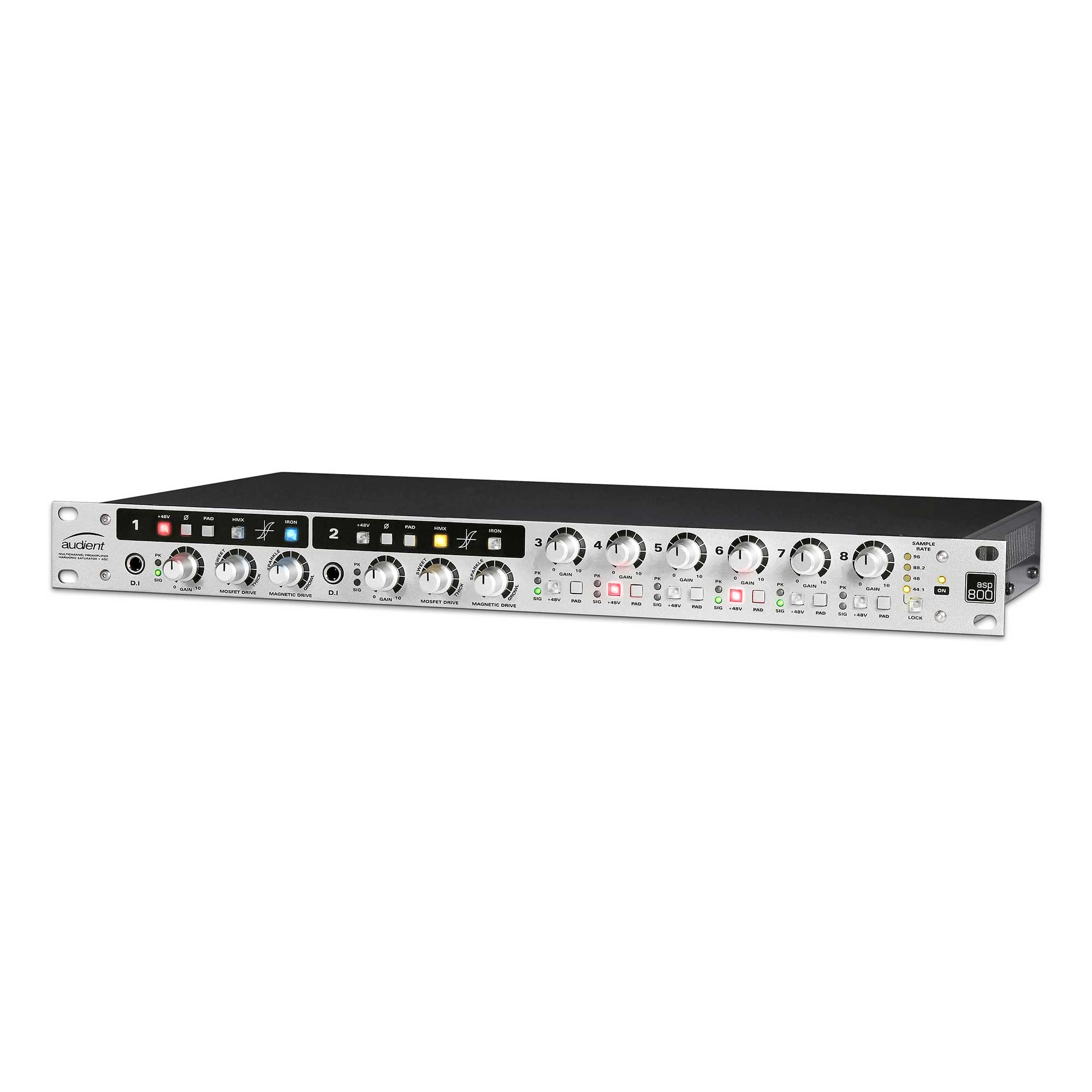 פרה-אמפ 8 ערוצים למיקרופון Audient ASP800