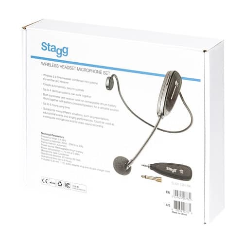 מיקרופון מדונה אלחוטי SUW 12-H-BK מבית STAGG