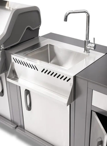 ROGUE MODULAR KITCHEN – NAPOLEON (נירוסטה) | גריל גז + יחידת מקרר + יחידות כיור + יחידת אחסון