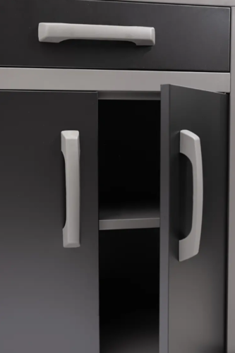 יחידת ארון כפול ומגירה לגריל רוג (שחור) – NAPOLEON