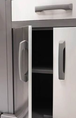 יחידת ארון כפול ומגירה לגריל רוג (נירוסטה ) – NAPOLEON