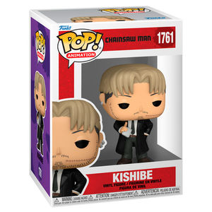 בובת פופ אנימה: איש המסור החשמלי - קישיבה - #1761 Funko POP! Anime: Chainsaw Man - Kishibe