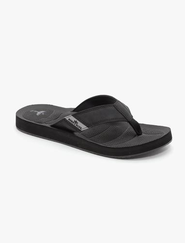 נעלי אצבע נוחות לגבר בצבע שחור | 40-46 | NORD BLUE flip flops BLACK 008