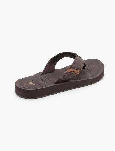 נעלי אצבע נוחות לגבר בצבע חום קפה | 40-46 | NORD BLUE flip flops BROWN COFFEE 008