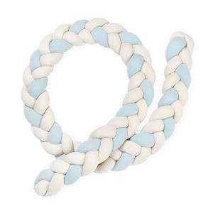 כרית נחשוש קלועה / צמה 100% כותנה - תכלת Mountain