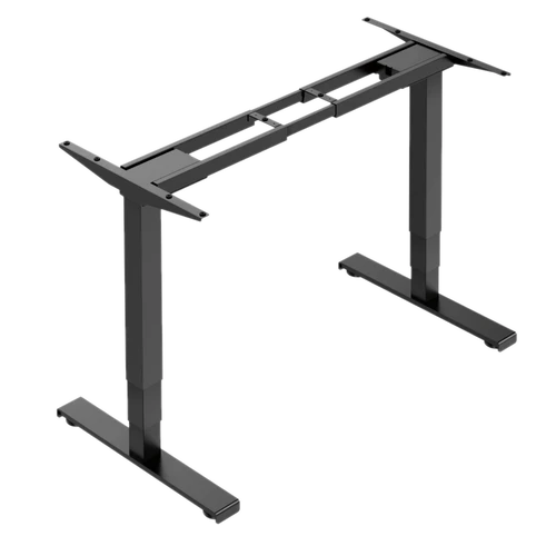 שולחן עמידה ישיבה חשמלי עם 2 מנועים M07-23 R LUMI - שחור