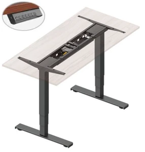 שולחן עמידה ישיבה חשמלי עם 2 מנועים M07-23 R LUMI - שחור