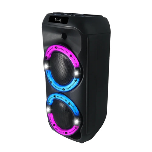 בידורית נטענת עם מיקרופון אלחוטי 40W עם תאורה Miracase MKS40