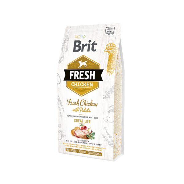 בריט FRESH בוגר עוף ותפ"א 2.5ק"ג