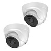 שני מצלמות אבטחה כיפה 2.0MP ראיית יום / לילה Dripstone 991044