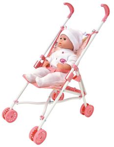 טיולון בובה מתקפל - ורוד