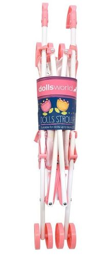 טיולון בובה מתקפל - ורוד