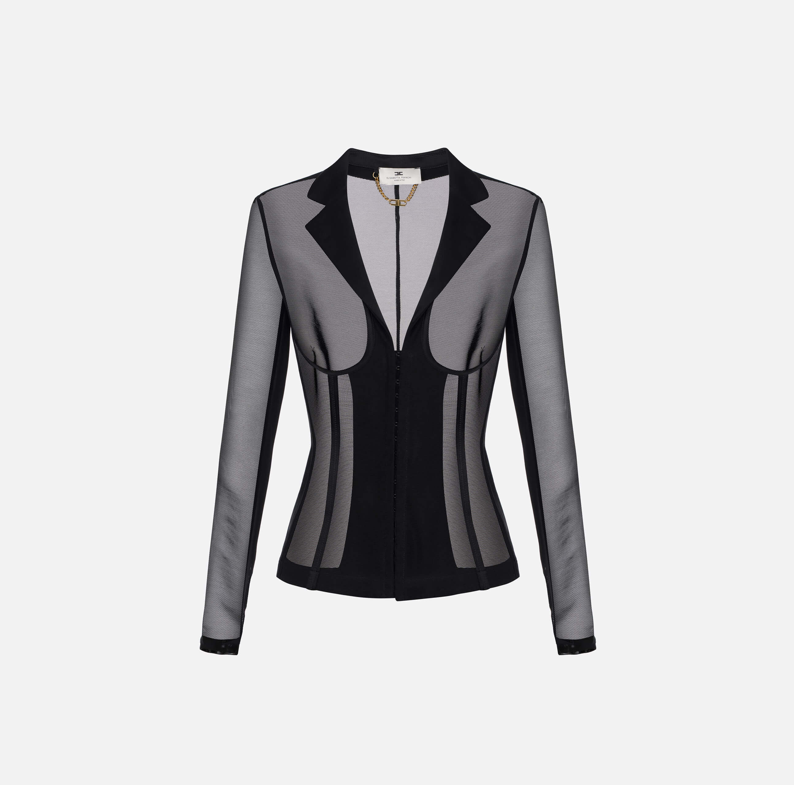 Tulle bustier jacket