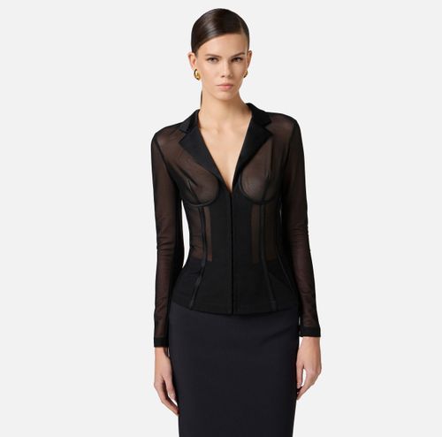 Tulle bustier jacket
