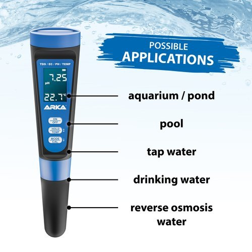 מודד 3 ב 1  pH/TDS/EC METER