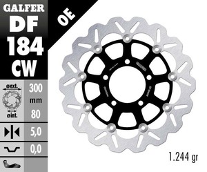 דיסק בלם צף גלפר - GALFER DISC DF184CW