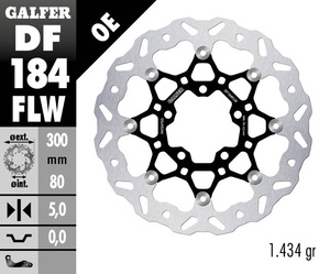 דיסק קדמי צף גלפר - GALFER DISC DF184FLW