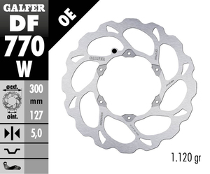 דיסק בלם גלפר - GALFER DISC DF770W