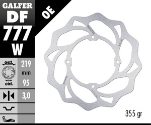 דיסק בלם גלפר - GALFER DISC DF777W