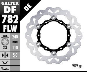 דיסק בלם צף גלפר - GALFER DISC DF782FLW