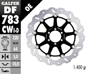 דיסק בלם צף גלפר - GALFER DISC DF783CWD