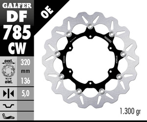 דיסק בלם צף גלפר - GALFER DISC DF785CW