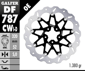 דיסק בלם צף גלפר - GALFER DISC DF787CWI