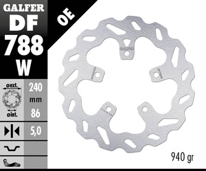 דיסק בלם גלפר - GALFER DISC DF788W