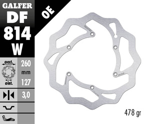 דיסק בלם גלפר - GALFER DISC DF814W