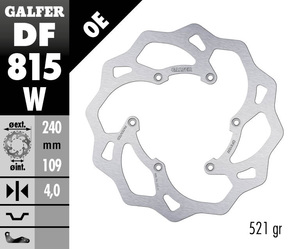 דיסק בלם גלפר - GALFER DISC DF815W