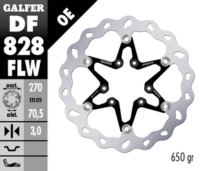 דיסק בלם צף גלפר - GALFER DISC DF828FLW