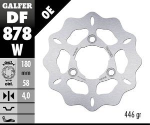 דיסק בלם גלפר - GALFER DISC DF878W