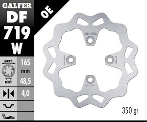 דיסק בלם גלפר - GALFER DISC DF719W