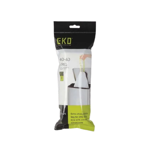 12 שקיות לפחי אשפה 40-60 ליטר EKO EK33706 אקו מארז שקיות לפח 99216-000-15