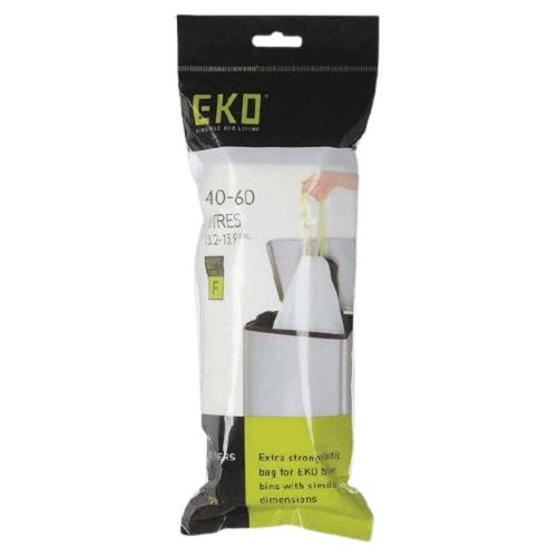 12 שקיות לפחי אשפה 40-60 ליטר EKO EK33706 אקו מארז שקיות לפח 99216-000-15