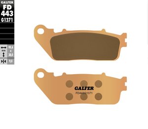 רפידות בלם סינטר גלפר - GALFER PADS SINTER STREET FD443G1371