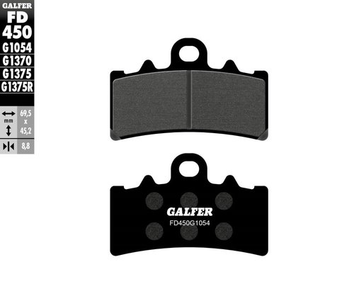 רפידות בלם GALFER Semi Metal FD450G1054 לאופנוע