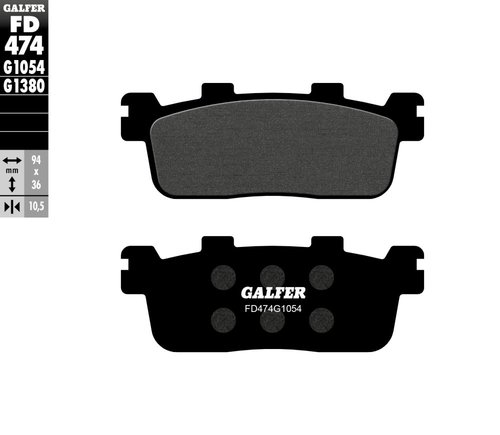 רפידות בלם GALFER Semi Metal FD474G1054 לאופנוע
