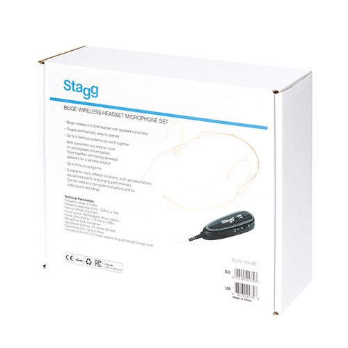 מיקרופון מדונה אלחוטי צבע גוף SUW 12-H-BE מבית STAGG