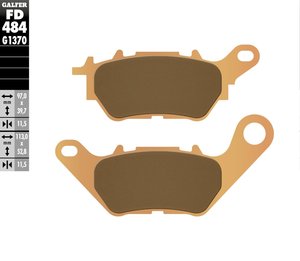 רפידות בלם סינטר גלפר - GALFER PADS SINTER STREET FD484G1370