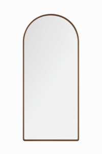 מראה חצי ירח 50X160 ס"מ - עץ