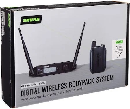 סט מיקרופון אלחוטי GLXD14+/PGA31 מבית Shure ‏