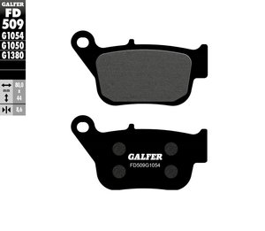 רפידות בלם גלפר - GALFER PADS SEMI METAL FD509G1054